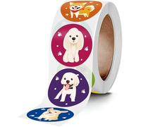 XIANMY Inspirational Quote Stickers Cat Dog Thank You Stickers Roll for Children Kindergarten Cards Present Bags Boxs Package 500 Pcs
