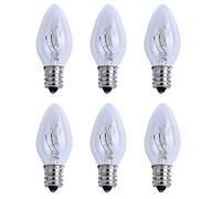 XIANNIDE YEE 15 Watt Bulbs for Scentsy Plug-in Nightlight Wax Warmers, Home Fragrance Wax Diffusers & Salt Lamps, 6 Pack 120 Volt Scentsy Warmer Bulbs