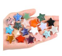 XIANNVXI 20 PCS Healing Crystals Stars,Gemstones Stars Set