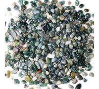 XIANNVXI Aquatic Crystal Chips Healing Crystals Crushed Stones Tumbled Crystal Bulk Gemstones Reiki Irregular Crushed Crystals 250g 0.55lbs