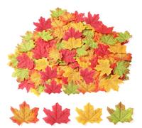 XIANNVXI Artificial Autumn Maple Leaves,Silk Fall Leaves,4 Colours,200pcs