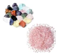 XIANNVXI Bundle of Rough Raw Crystal and Crystal Chips Healing Stones