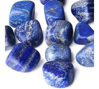 XIANNVXI Lapis Lazuli Crystal Lapis Lazuli Stones Natural Irregular Polished Reiki Palm Tumbled Stones Bulk Blue Crystals Gemstones Vase Filler 100 Gram