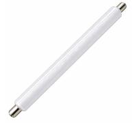 Xiansini 6W S15s LED Light Bulbs 284mm,1 Pack Strip Light T25 Tubular Lamp, Warm White 2700K LED S15 Strip Tube Light Bulb 60W S15 Shaver Bulb Replacement, Non-Dimmable T25 Tubular Lamp for Mirror