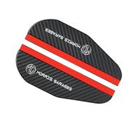 XIANTENG 2 Pcs Car Wing Mirror Rain Guards for Mg Pilot 2020-2025, Flexible Carbon Fibre Texture Rear View Visor Deflector Waterproof Eyebrow Sun Shield