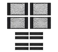 XIANTENG 4 Pcs Car Boot Storage Net Organizer for Renault Espace 5 sièges 2015-2018, Car Boot Net Elastic 40x25cm Boot Cargo Net Double Stretch Nylon Mesh Pouch