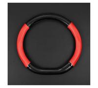 XIANTHKJDY Car Steering Wheel Cover, for Ford Transit/Tourneo Custom 2023-2024 2025 Steering Wheel Cover, Breathable Car Accessory Steering Wheel Protector Cover,Non-Slip,D-Red