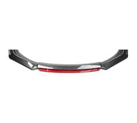 XIANTHKJDY Front Bumper Splitter for Seat Leon Mk3 Mk3.5 5f Hatchback 2012-2021 Car Front Bumper Lip Spoiler for Car,Front Bumper Lip Diffuser,Kit Spoiler Guard Accessories,C/Carbon Fiber Red
