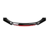 XIANTHKJDY Front Bumper Splitter for VW Passat CC 2009 2010 2011 2012 2013 2014 2015 2016 Car Front Bumper Lip Spoiler for Car,Front Bumper Lip Diffuser,Kit Spoiler Guard Accessories,F/Black Red