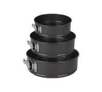 XIANTIAN Cake Tins for Baking - 3Pcs Round Cake Tin Set - 6/7/8 Inch Cake Tin, - Non-Stick Coating & Leak-Proof - Ideal for Baking Cheesecakes