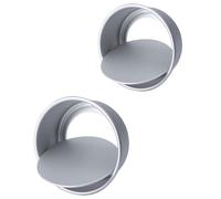 xianxikaitech 2 Pack 6+5 Inch Dual-Size Combo Round Cake Tin,Non-Stick Aluminum Bakeware with Removable Bottom, Cake Tins with Loose Base for Wedding/Birthday/Christmas Cakes, Dishwasher Safe.