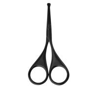 XianXiKaiTech Stainless Steel Nose Hair Scissors 9.8cm - Professional Small Trimming Tool for Men, Eyebrows, Ear and Facial Hair with Safety Rounded Tips