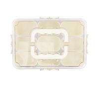 xianynow 9 Compartments Portable Snack Box Container with Lid, Divided Serving Tray with Handle, Reusable Food Organizer, Snack Tray for Fruits, Nuts, Spices, Party Platters