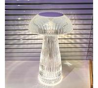 xiao Crystal Led Lamp, Crystal Diamond Table Lamp 3-Color Changing Touch Control Bedside Lamp with USB Cable Bedside Lamp,Party Dinner Decor Creative Lights. (F)