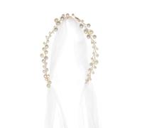XIAO HUA Bride Wedding Veil Hair Clip Bridal Pearl Short Veils Hair Piece Bachelorette Party Hair Accessories for Women，White G1