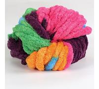 XIAO HUA Coarse-Count high-fluffiness Knitted Yarn - 1 roll, Soft Wool Blend, Ideal for DIY Crafts，Quality Yarn for Creative Making.Style F