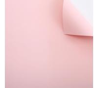 Xiao Hua matte solid color paper thickened opaque flower packaging paper, single color candy colored Eurasian paper, bouquet packaging paper (cherry blossom powder)