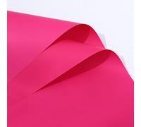 Xiao Hua matte solid color paper thickened opaque flower packaging paper, single color candy colored Eurasian paper, bouquet packaging paper (rose red)