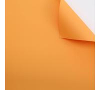 Xiao Hua matte solid color paper thickened opaque flower packaging paper, single color candy colored Eurasian paper, bouquet packaging paper (apricot yellow)