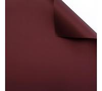 Xiao Hua matte solid color paper thickened opaque flower packaging paper, single color candy colored Eurasian paper, bouquet packaging paper (wine red)