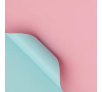 Xiao Hua unique dual color packaging paper design, with warm and soft tones, enhances the texture of the dual color packaging paper by 58 * 58cm (watercolor+bacterial blue)