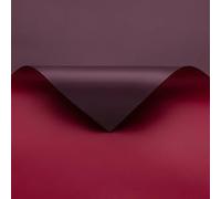 Xiao Hua unique two-color packaging paper design, with a warm and soft color tone, enhances the texture of the two-color packaging paper by 58 * 58cm (wine red+dark red)