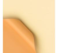 Xiao Hua unique two-color packaging paper design, with warm and soft tones, enhances the texture of the two-color packaging paper by 58 * 58cm (honey melon+milk tea)