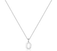 xiao Initial Necklaces for Women, Dainty Letter Necklace Personalized Tiny Initial Pendant Necklace Monogram Cute Letter Name Choker Necklaces (O)