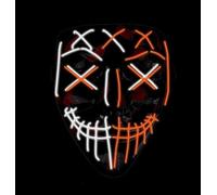 xiao LED Halloween Light Up Cosplay Mask (Green Yellow)