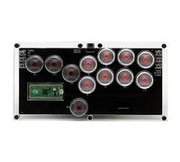 XIAO SHI MIN STORY All Buttons Fight Stick Controller Hitbox Style Arcade Joystick For Sanwa PC USB Steam Full button direction control lift Hit-Box SOCD Fighting Stick Controller WASD