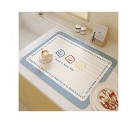 (Xiao Yan, 60X90cm 23.6X35.4in) Cream style kitchen drain mat, diatomaceous earth meal mat, water control mat