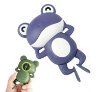 XIAOBAN Bath Toys, Wind up Swimming Frog Toys for Toddlers, Floating Water Bathtub Shower Toy, Bathroom Pool Play Sets Fun Bathtime Gift Birthday Decorations (Blue)