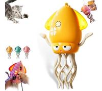 XIAOBAN Magic Dancing Octopus Toy, Electric Dancing Octopus Toy, Automatic Obstacle Sensor Toys with Led Light and Music, Smart Self-Navigating Robotic Pet Toys for Indoor Cat Dog
