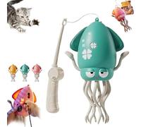 XIAOBAN Magic Dancing Octopus Toy, Electric Dancing Octopus Toy, Automatic Obstacle Sensor Toys with Led Light and Music, Smart Self-Navigating Robotic Pet Toys for Indoor Cat Dog
