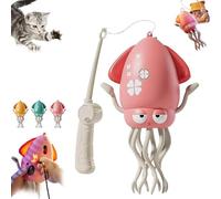 XIAOBAN Magic Dancing Octopus Toy, Electric Dancing Octopus Toy, Automatic Obstacle Sensor Toys with Led Light and Music, Smart Self-Navigating Robotic Pet Toys for Indoor Cat Dog