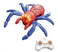 XIAOBAN Wall Climbing Gecko Spider Toy, Remote Control Electric Lizard Robot, 360° Rotating Anti-Gravity RC Toys with LED Lights, Gecko Wall Climbing Toy for Boys and Girls