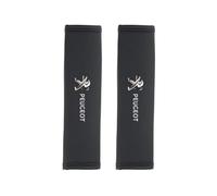 XIAOBINGFA 2 Pack Seat Belt Protector Cover Pads for Peugeot Traveller V I 2016-2024, Car SeatBelt Covers PU Leather Seat Belt Strap Car Seat Belt Pads Belt Comfort Pads,Black