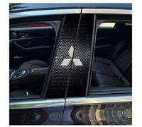 XIAOBINGFA 2 Pcs B Pillar Post Decals for Mitsubishi L200 Ⅴ Single Cab 2019-, Vinyl Window Pillar Post Decals Trim Cover Protective Stickers Car Decoration