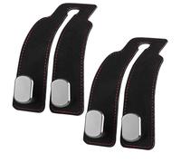 XIAOBINGFA 2 Pcs Car Seat Hook for Seat Arosa Bj. 1997-2004, Car Seat Back Storage Hook Double Car Hook 2 in 1 Car Seat Back Storage Hooks for Purse Umbrellas Bags Mobile Phone,Black