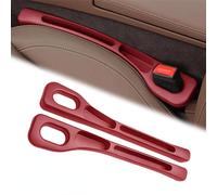 XIAOBINGFA 2 Pieces Car Seat Crevice Gap Filler for Audi A1 Sportback 2 (II) GB I 2018-2024, Fill Gap in Between Seat and Console 3in1 Gap Gap Leak-Proof Filling Strip,Red