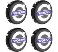 XIAOBINGFA 4 Pcs Car Hub Centre Caps for Volvo XC60 I 2013-2017, Wheel Hub Caps Waterproof DustProof Wheel Decoration Cover Wheel Centre Caps,B-64mm