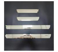 XIAOBINGFA 4pcs Stainless Steel Car Exterior Door Sill for Audi A5 Cabrio 2 (II) F5 I 2016-2024, Car Door Sill Protector Welcome Pedal Non-Slip Scuff Guard Threshold Cover,B