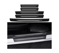 XIAOBINGFA 5 Pcs Car Door Sill Protector for Chrysler Town & Country 5 2008-2016, Carbon Fiber Threshold Protective Sticker Scratch Resistant Entry Scuff Guards,A