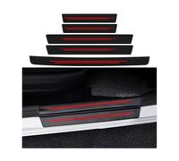 XIAOBINGFA 5 Pcs Car Door Sill Protector for Ford Ka II (Bj.02/2009-05/2016) -, Carbon Fiber Threshold Protective Sticker Scratch Resistant Entry Scuff Guards,B