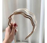 Xiaocao8 2 PCS Non Slip Plastic Headbands for Women Double Layer Head Band with Teeth Many Colors Women Heandbands for Washing Face (hair bands C)