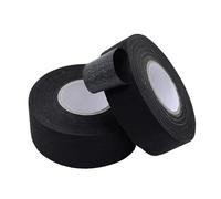 XIAOCLI 1/5Roll Heat-resistant Adhesive Cloth Fabric Tape 9/15/19/25/30/38mm For Automotive Cable Tapes Harness Wiring Loom Protection(3Roll (25M),15mm)