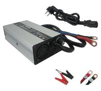 XIAOCLI 3.65V 20A Lifepo4 Fast Charger 1S 3.2V 3.3V 20A LFP UPS Solar RV Forklift Lithium Iron Phosphate Battery Cell Charger(Copper Nose,2)