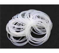 XIAOCLI 50pcs VMQ O Ring Gasket CS 1.5mm OD 5~80mm Waterproof Washer Silicone Rubber Insulate Round O Shape Seal White Food Grade(OD 22MM ID 19MM_CS 1.5MM)