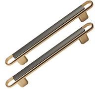 XIAODANHUA 2 Pcs Cabinet Handles Hardware Furniture Knobs Zinc Alloy Drawer Pulls Decorative Kitchen Door Pull Handles for Wardrobe Bathroom Bedroom (Hole Distance 96mm)