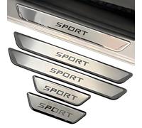 XIAOFEIDAFA Stainless Steel Outer Door Sill Protector for Ford Puma 2019-Present, Protector Front and Rear Door Car Pedal Kick Door Entry Guard Cover Trim Accessories,Mirror